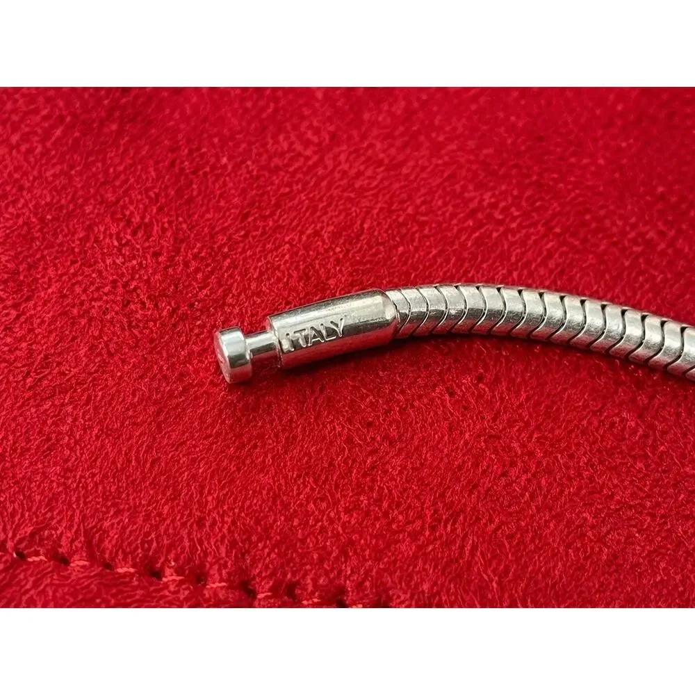 Charmed Memories Kay Jewelers Sterling Silver Snake Bracelet 7.5